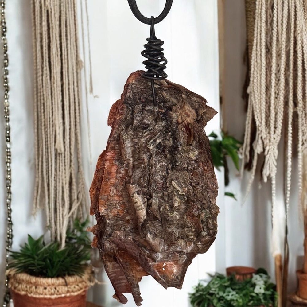 Beautiful River Birch Bark Pendant - Picture 4 of 4